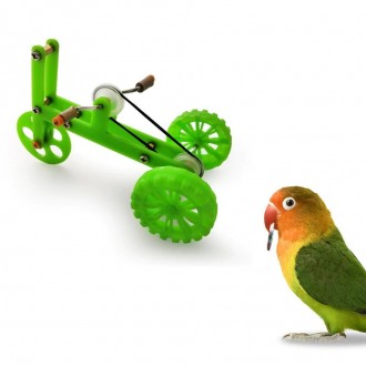 Яркая, интерактивная, развивающая игрушка для попугая. Хорошо подойдёт для небол. . фото 2