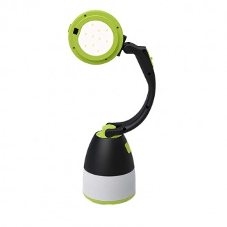 LED светильник настольный многофункциональный зелёный+чёрный EH-LMT-06 бренда El. . фото 3