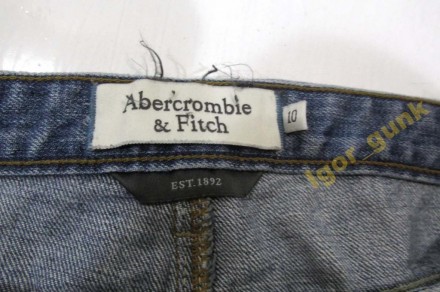 Юбка джинсовая ABERCROMBIE&FITCH; Размер: 10; Cостав: 100% cotton; Замеры: пояс . . фото 4