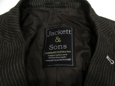 Пиджак Jackett&Sons, 52, Лен, Качество!
 Очень качественный, стильный, фирменный. . фото 7