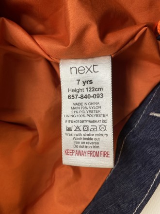  
 
Куртка ветровка Next Brand, качественная, Размер 122 см (7 лет), Отличное со. . фото 6