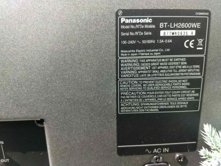 Panasonic BT-LH2600W — это 26-дюймовый широкоэкранный монитор SD/HD, разра. . фото 11