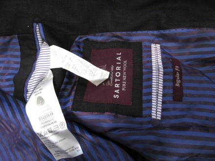 Пиджак M&S Sartorial, 40in, Mediun, серый, Шерсть, Как Новый! 
Размер: M
Cостав:. . фото 9