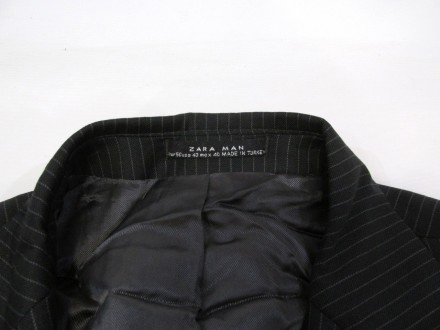 Пиджак Zara Man, 50 (L), Wool, Как Новая!
Размер: 50 (L)
Cостав: 100% wool linin. . фото 7