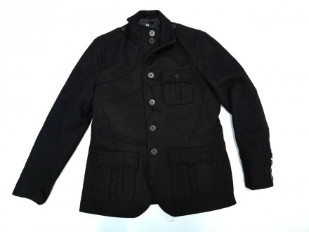 Пальто стильное H&M, шерсть, качественный, черный, Отл сост! (разм 50, L)
Размер. . фото 5