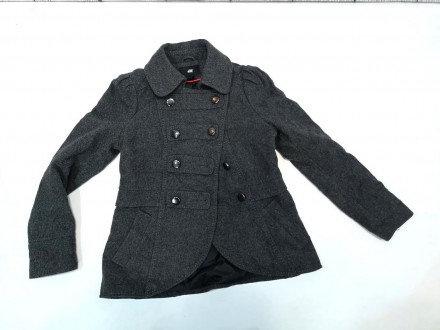 Пальто серое H&M, стильное, Отл сост! (разм 38, S)
Размер: 38, S
Cостав: 60% woo. . фото 5