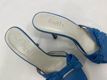 Босоножки стильные синие Faith, Brasil, 36 (23 см) Отл сост
Качественные, стильн. . фото 4