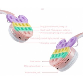 Бездротові Bluetooth навушники AKZ-K30
Навушники Pop It – це новий девайс, який . . фото 2
