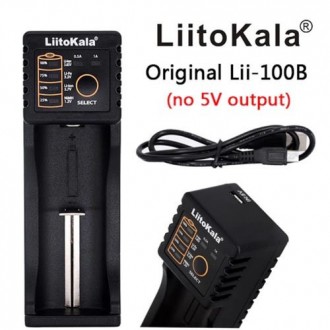 LiitoKala Lii-100B - невеликий універсальний автоматичний зарядний пристрій, сум. . фото 2