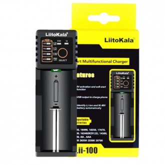 LiitoKala Lii-100B - невеликий універсальний автоматичний зарядний пристрій, сум. . фото 8