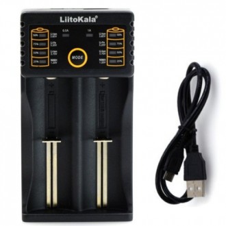 LiitoKala Lii-202 – універсальний зарядний пристрій для Ni-Mh, Ni-Cd, Li-Ion та . . фото 3
