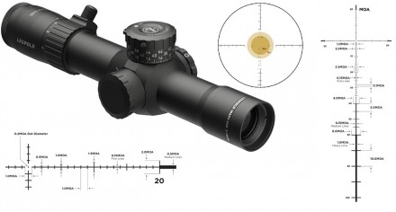 Оптический прицел LEUPOLD MARK 5HD 2-10x30 труба 35мм, Сетка M1C3 FFP PR-1MOA
Оп. . фото 2