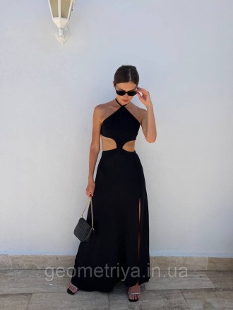 
Длинное платье с отрытой спиной черного цвета
Параметры: 
S: грудь свободна на . . фото 7