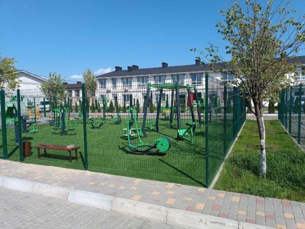 дом, 72.00 кв.м. . фото 6 2 кімнаьний Таунхаус, два поверхи, с земельною ділянкою за 39500у.о.
Закрите мі. . фото 6