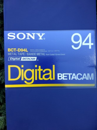 Обзор Sony BCT-D94L

Большая цифровая видеокассета Sony BCT-D94L представ. . фото 2