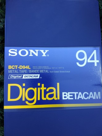 Обзор Sony BCT-D94L

Большая цифровая видеокассета Sony BCT-D94L представ. . фото 7