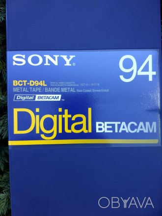 Обзор Sony BCT-D94L

Большая цифровая видеокассета Sony BCT-D94L представ. . фото 1
