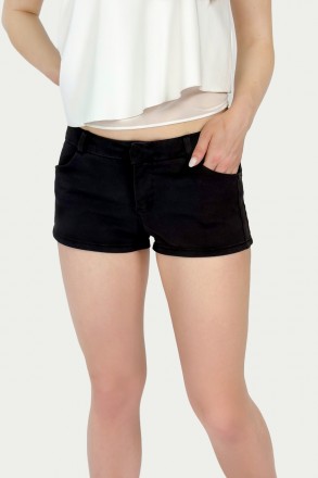 
Джинсовые женские шорты с низкой посадкой Pull & Bear из качественного денима с. . фото 4