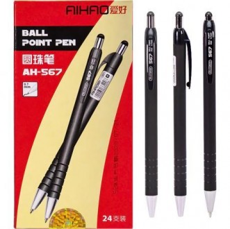 Ручка кулькова AH567 AIHAO Original чорна. Одеса. фото 1 Ручка кулькова AH567 AIHAO Original чорна. Одеса. фото 1