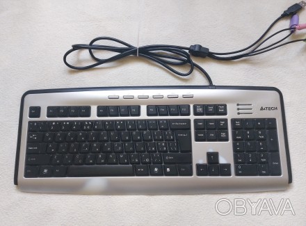Продам проводную компьютерную клавиатуру A4Tech X-Slim KL-23MU в отличном состоя. . фото 1