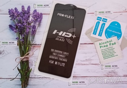
Защитное стекло ProFlexi HD+ для Xiaomi Mi11 Lite - это идеальное решение для н. . фото 1