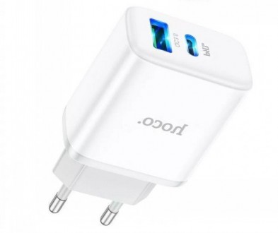 
Зарядное устройство Hoco C105A 20 Вт В интернет-магазине MOBІ-ACSS вы можете пр. . фото 4