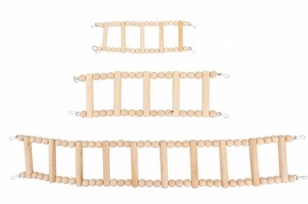 Гибкая лестница-трансформер для птиц, белая S
Разместив деревянную лесенку, вы н. . фото 4
