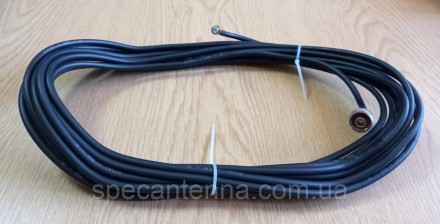 Перехідник кабель N-male — SMA-female 10 м.Характеристики:
Роз'єм 1: N-male (тат. . фото 3