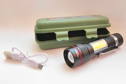 Ліхтар ручний Bailong BL-520 Багатофункціональний, практичний ручний ліхтарик — . . фото 3