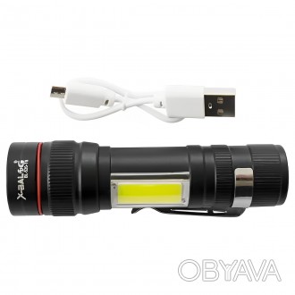 Ліхтар ручний Bailong BL-520 Багатофункціональний, практичний ручний ліхтарик — . . фото 1