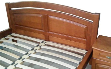 Кровать Фантазия Кровать из коллекции "Прайм", изготовлена из ольхи, укомплектов. . фото 3