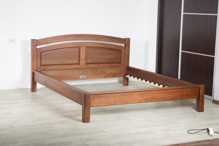 Кровать Фантазия Кровать из коллекции "Прайм", изготовлена из ольхи, укомплектов. . фото 8
