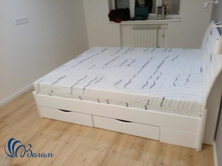 Кровать Мария Люкс 160 х 200 см + 4 ящика (белая) Так же, как мы не можем предст. . фото 6