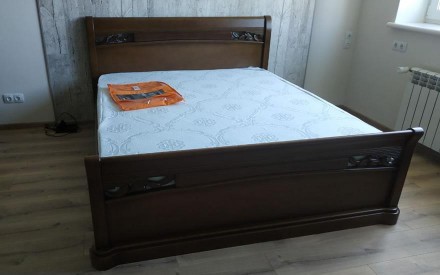 Кровать Шопен 140-200 см (каштан) Изысканно богатый внешний вид кровати «Шопен» . . фото 3