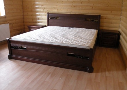 Кровать Шопен 140-200 см (каштан) Изысканно богатый внешний вид кровати «Шопен» . . фото 2