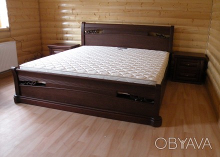 Кровать Шопен 140-200 см (каштан) Изысканно богатый внешний вид кровати «Шопен» . . фото 1