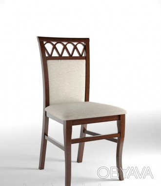 Стул Анжело-5 Микс Мебель обеденный деревянный, мягкое сидение обито тканью. Про. . фото 1