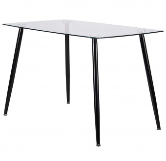 Стол обеденный Грейс со стеклянной столешницей (120 на 70 см) Стеклянный стол в . . фото 10