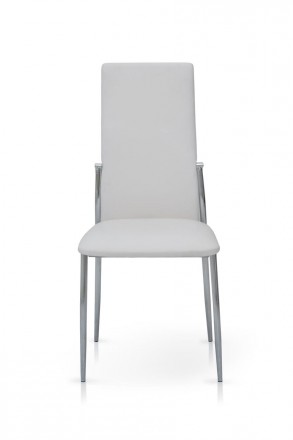Стул обеденный Кармен (ножки металл/кожзам белый) Для правильного выбора стульев. . фото 4