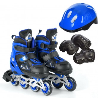 Комплект - ролики Best Roller размер S /30-33/ колёса PU, шлем, защита арт. 9566. . фото 2
