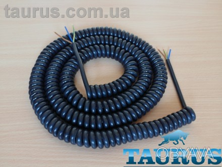 Длинный спиральный кабель чёрного цвета ThermoPulse Black Extra Long 3m.
Специал. . фото 1