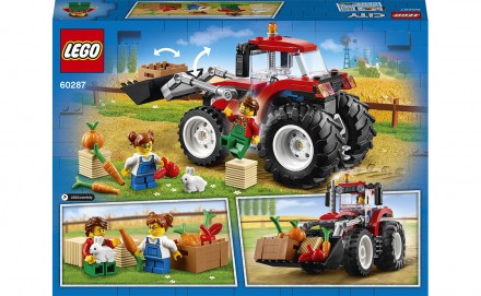 Конструктор LEGO City Great Vehicles Трактор 148 деталей
Вирушайте в село на лег. . фото 3
