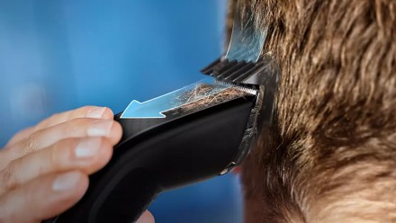 
Машинка для стрижки волосся, яку можна мити Philips Hairclipper series 5000 HC5. . фото 7