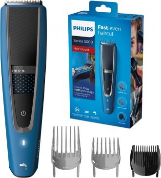 Класична машинка для стрижки волосся Philips Hairclipper Series 5000 HC5612 / 15. . фото 2