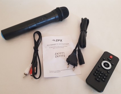 Описание:
Колонка аккумуляторная с микрофоном ZPX ZX 7772 (USB-BT-FM-TWS)
Портат. . фото 10