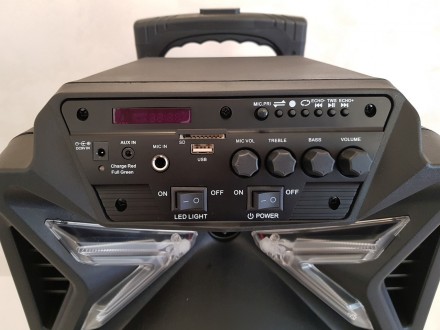Опис
Колонка акумуляторна з мікрофоном ZPX ZX 7782 (USB-BT-FM-TWS) 
Портативна а. . фото 7