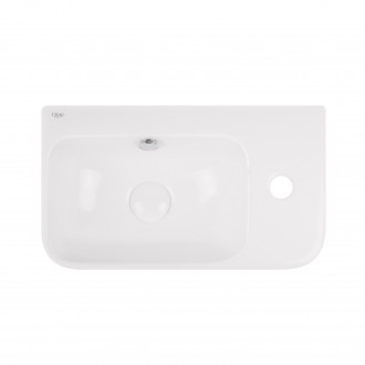 Раковина Qtap Tern 450х260х155 White с донным клапаном QT17115117RW. Одесса. фото 1 Раковина Qtap Tern 450х260х155 White с донным клапаном QT17115117RW. Одесса. фото 1