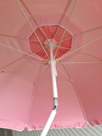 Зонт пляжний з нахилом (брезентовий) 1,75 м
Фактичний розмір 172 см
Наближається. . фото 4
