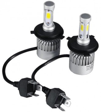 Комплект світлодіодних автомобільних фар головного світла HeadLight С6-H4 12v CO. . фото 4