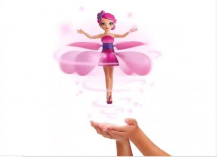 Кукла летающая фея Flyning Fairy NJ-8018 с сенсорным датчиком и подсветкойЗамеча. . фото 5
